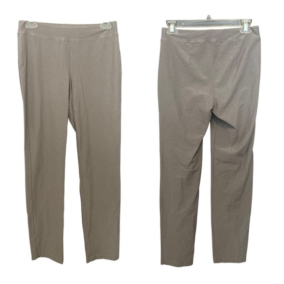 Eileen Fisher Women's Washable Crepe Pants in Grey - Picture 1 of 9
